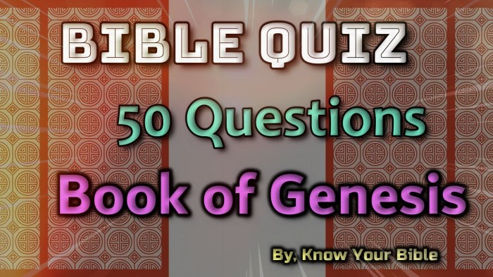 Bible quiz genesis 1 25 with answers