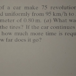 Diameter wheel speed rotation time given determine