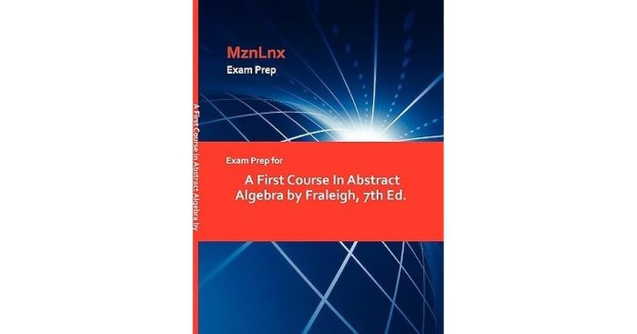 A first course in abstract algebra 8th edition