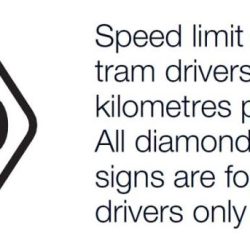 Pavement markings indicates